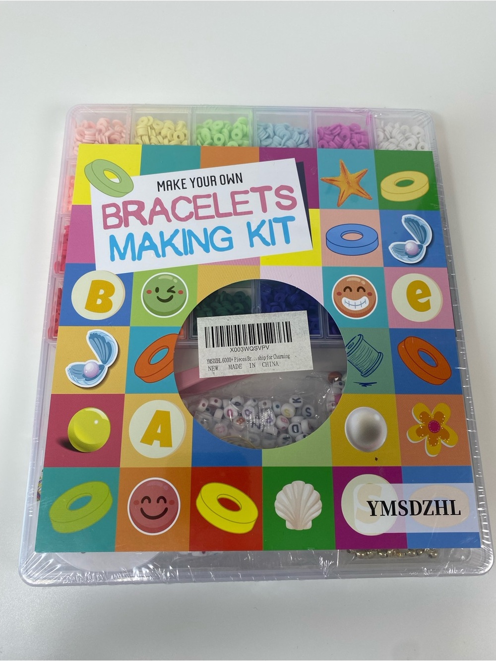 Bracelet Making Kit. Multicolor Beads